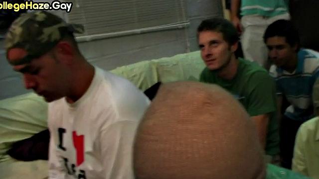 Straight amateur fucked in ass for entrance to fraternity club