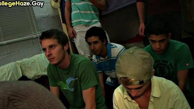 Straight amateur fucked in ass for entrance to fraternity club