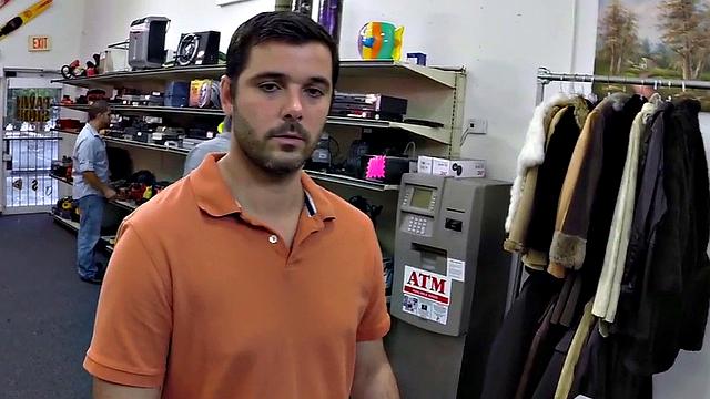 Pawn gay sucks two dicks in threesome Meeting Room