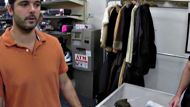 Pawn gay sucks two dicks in threesome Meeting Room