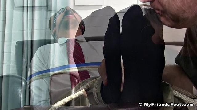 Elijah Tied Up And Gets His Feet Worshiped - Elijah