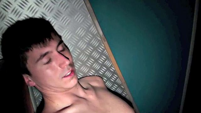 Masked bottom stud drilled in 3some after gloryhole BJ