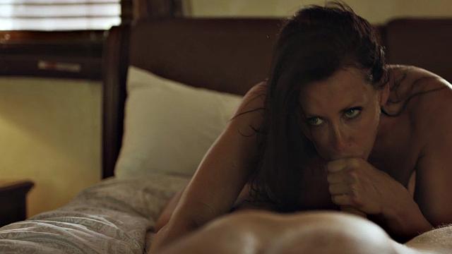 Sinning stepmom with big tits deepthroating stepson