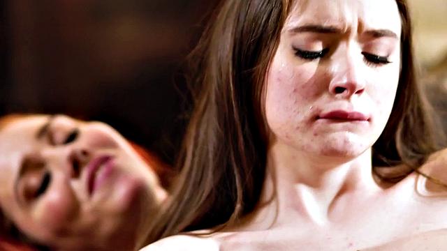 Redhead busty dyke rubs babes pussy after pussyfingered