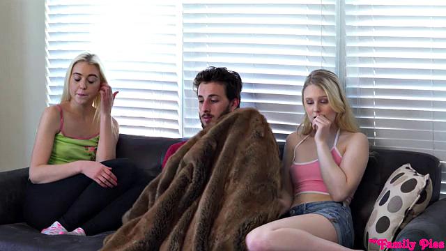 Хлои Черри и Лили Радар дерутся за стояк брата, но делят по-сестрински