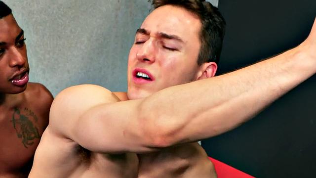 BBC stud rims and barebacks gym stud after getting sucked