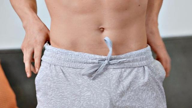 Eager handsome solo jock wanks his hard cock and cums