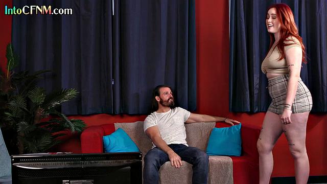 Fiery Cfnm Nymphos Meet to Tug