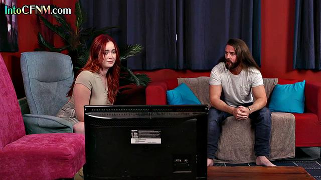 Fiery Cfnm Nymphos Meet to Tug