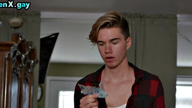 Manly jock barebacked by twinks after cocksucking