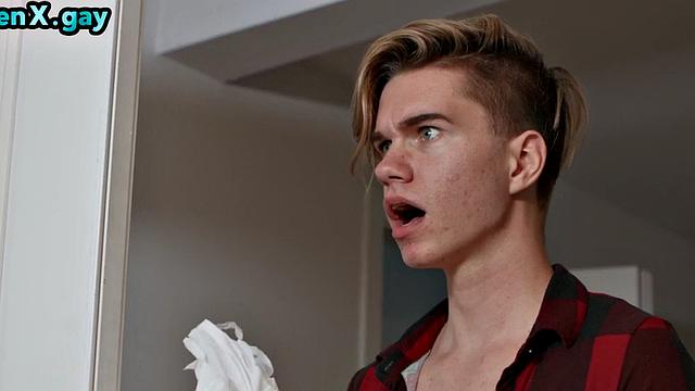 Manly jock barebacked by twinks after cocksucking