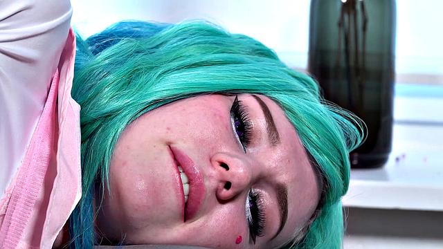 Leyla Lure Is A Blue Haired Hentai Slut