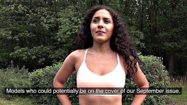 Fitness model gets fucked in garage