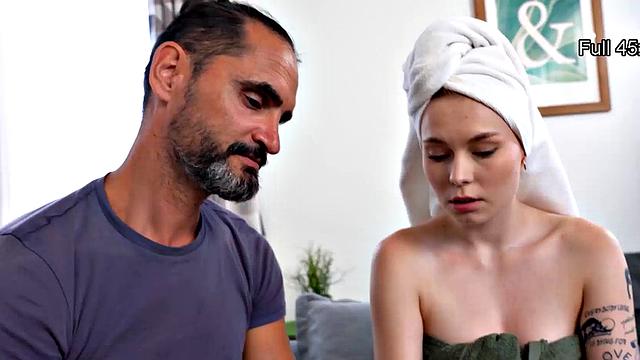 HUNT4K. Dirty girl takes part in passionate sex not with her bf