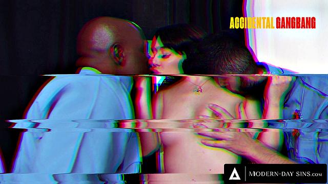 MODERN-DAY SINS - A Perv Caught Me with a Dildo And He Joins Me In Public