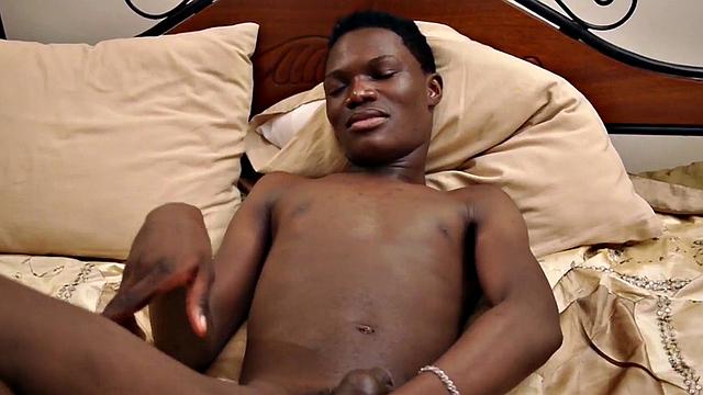 Ebony hottie trades her body for cash with her fingers and toys in her tight butthole