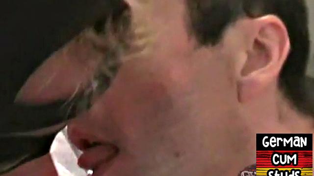 Amateur German stud gets anal penetrated