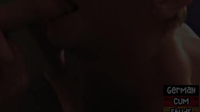 Amateur German stud gets anal penetrated