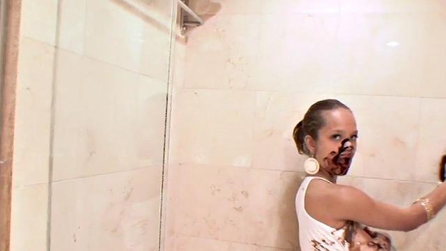 Chocolate covered teen paris milan