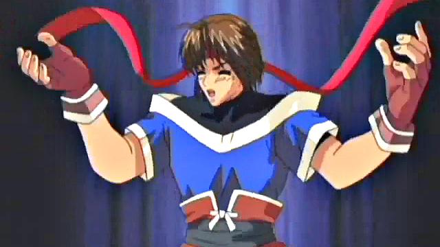 Horny anime slut fucking hard