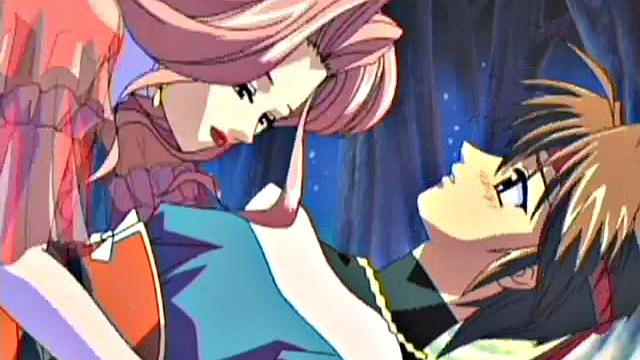 Horny anime slut fucking hard