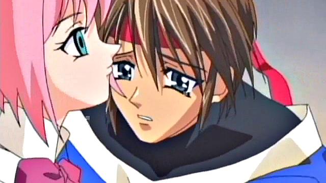 Взрослая аниме героиня скачет на члене в позе наездницы