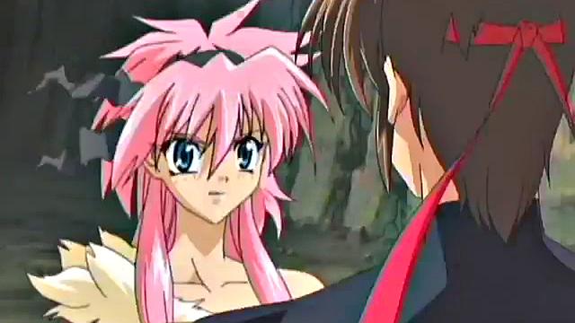 Horny anime slut fucking hard