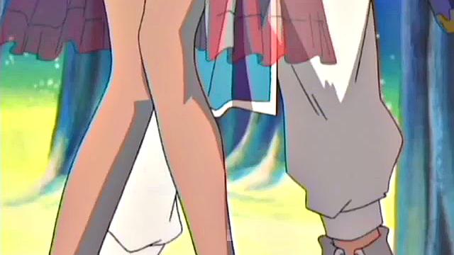 Взрослая аниме героиня скачет на члене в позе наездницы