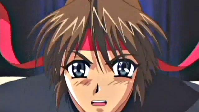 Horny anime slut fucking hard