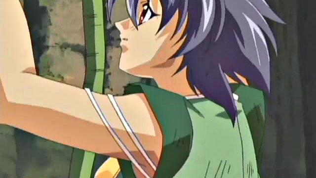 Взрослая аниме героиня скачет на члене в позе наездницы