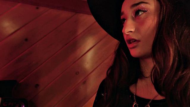 Dirty chubby enjoys facesitting at Halloween party