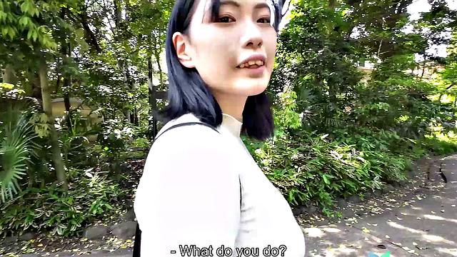 We're getting a lot of nerdy college girls on our site, and Mariko Koizumi is one of them.