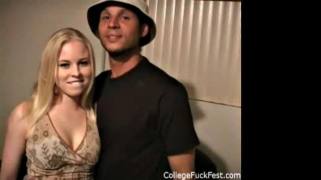 Horny Couple Get away to party for a sex scene