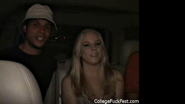 Horny Couple Get away to party for a sex scene