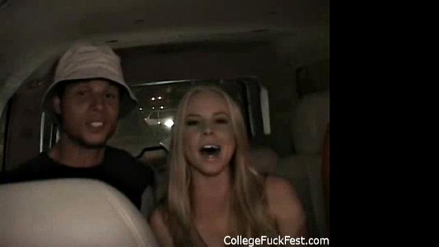 Horny Couple Get away to party for a sex scene