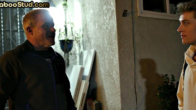 Taboo stepdaddy fucks 21yo stepson bottom in bedroom