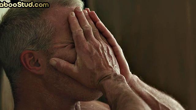 Taboo stepdaddy fucks 21yo stepson bottom in bedroom