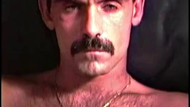 Stuck in traffic, I noticed Gabe. So, I thought "what the hell" and gave him my card. A few days later this handsome and hairy man is naked and stroking his hard uncut cock in my apartment.