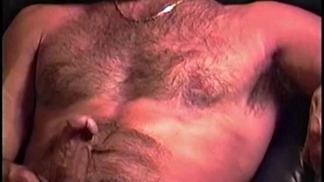 Stuck in traffic, I noticed Gabe. So, I thought "what the hell" and gave him my card. A few days later this handsome and hairy man is naked and stroking his hard uncut cock in my apartment.