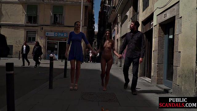 Stunning MILF at Naked Beach Walk