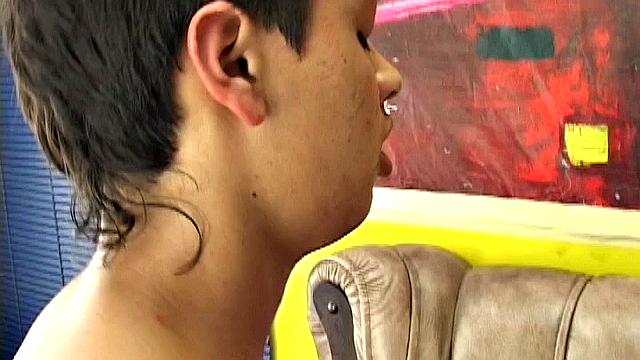 Little Marcelo shows appreciation to Emanuel for a good deed by letting the young Latino bareback his ass. In the room, the boy quickly gets his lips wrapped around Emanuel's big uncut cock and sucks him stiff.