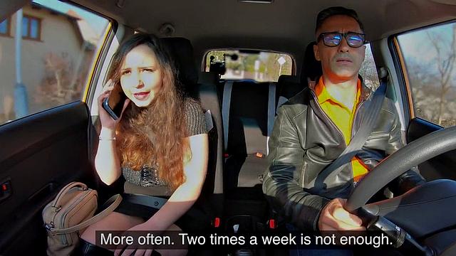 Stressed learner chills as she fucks instructor