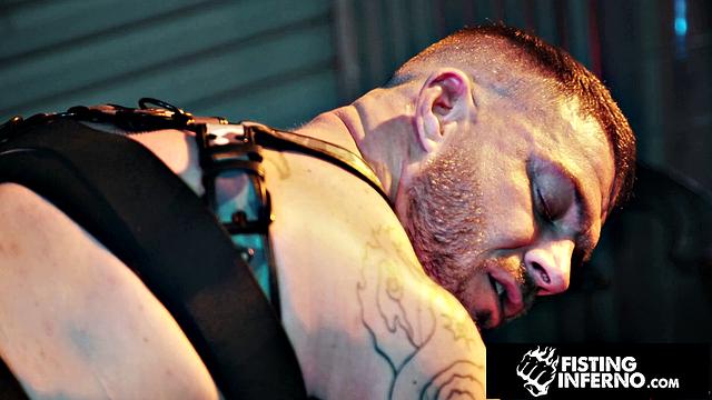 Muscly Sub Railed By Hairy Dom - Drew Valentino, Tryp Bates - FistingInferno