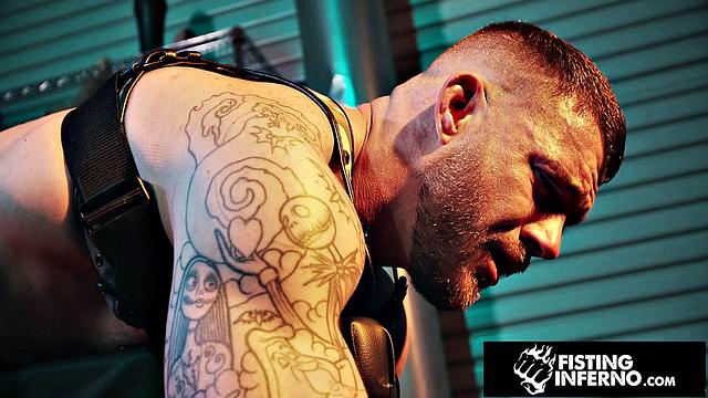 Muscly Sub Railed By Hairy Dom - Drew Valentino, Tryp Bates - FistingInferno