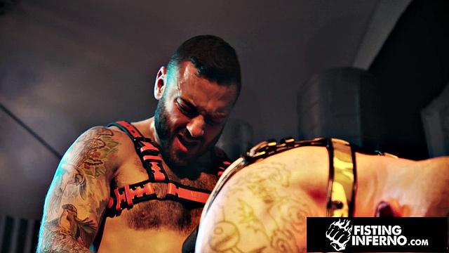 Muscly Sub Railed By Hairy Dom - Drew Valentino, Tryp Bates - FistingInferno