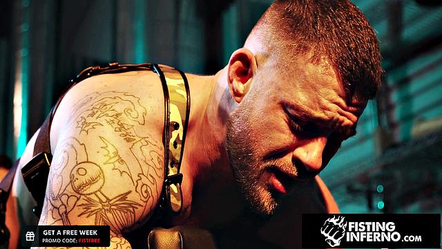 Muscly Sub Railed By Hairy Dom - Drew Valentino, Tryp Bates - FistingInferno