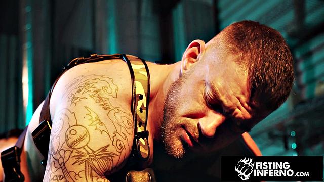 Muscly Sub Railed By Hairy Dom - Drew Valentino, Tryp Bates - FistingInferno