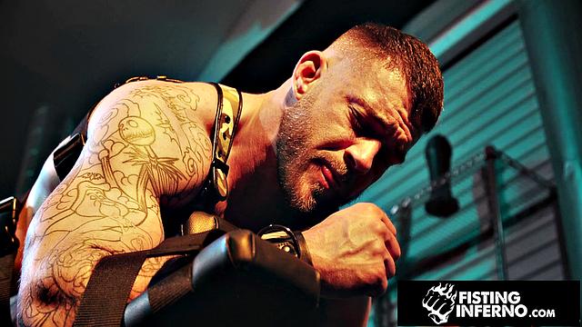 Muscly Sub Railed By Hairy Dom - Drew Valentino, Tryp Bates - FistingInferno