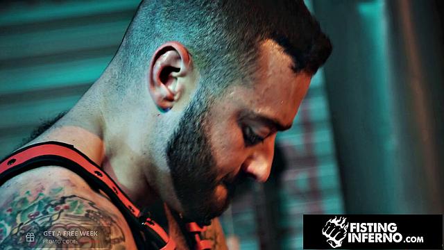 Muscly Sub Railed By Hairy Dom - Drew Valentino, Tryp Bates - FistingInferno