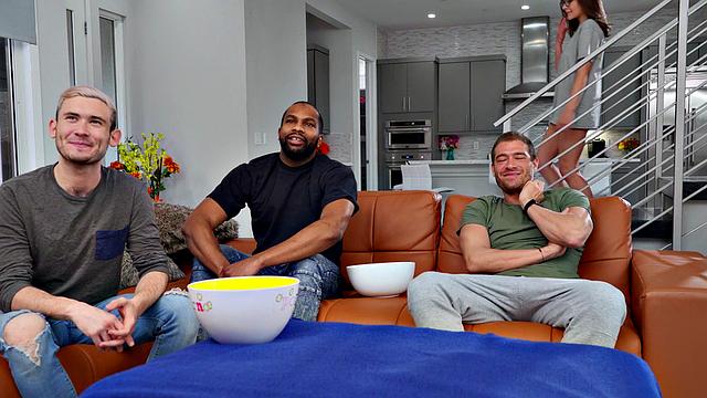 Please fill my glasses with your hot load and take my hard cock in your hand for a hot facial